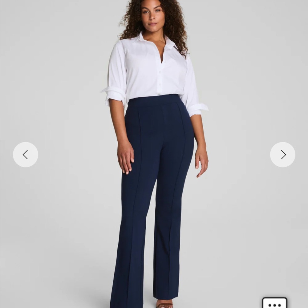 NWT | SPANXsupersmooth™ PerfectFit
Ponte Flare Pant - Navy - Large
